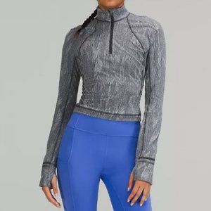 NWT Lululemon It's Rulu Run Cropped Half Zip